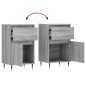 vidaXL Aparadores 2 uds madera de ingeniería gris Sonoma 40x35x70 cm vidaXL Aparadores 2 uds madera de ingeniería gris Sonoma 40x35x70 cm