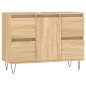 vidaXL Mueble de baño madera de ingeniería roble Sonoma 80x33x60 cm vidaXL Mueble de baño madera de ingeniería roble Sonoma 80x33x60 cm