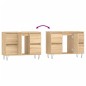vidaXL Mueble de baño madera de ingeniería roble Sonoma 80x33x60 cm vidaXL Mueble de baño madera de ingeniería roble Sonoma 80x33x60 cm