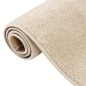 vidaXL Alfombra de pelo corto beige 140x200 cm vidaXL Alfombra de pelo corto beige 140x200 cm