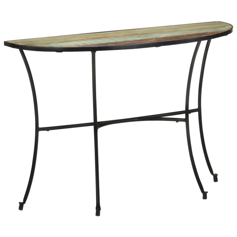 vidaXL Mesa auxiliar de madera maciza reciclada 110x40x77 cm vidaXL Mesa auxiliar de madera maciza reciclada 110x40x77 cm