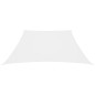 vidaXL Toldo de vela trapezoidal tela oxford blanco 3/4x3 m vidaXL Toldo de vela trapezoidal tela oxford blanco 3/4x3 m