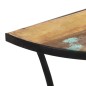 vidaXL Mesa auxiliar de madera maciza reciclada 110x40x77 cm vidaXL Mesa auxiliar de madera maciza reciclada 110x40x77 cm