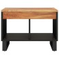 vidaXL Mesa de centro de madera maciza de acacia 55x50x40 cm vidaXL Mesa de centro de madera maciza de acacia 55x50x40 cm