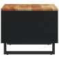 vidaXL Mesa de centro de madera maciza de acacia 55x50x40 cm vidaXL Mesa de centro de madera maciza de acacia 55x50x40 cm
