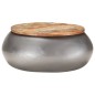 vidaXL Mesa de centro madera maciza reciclada gris 68x68x30 cm vidaXL Mesa de centro madera maciza reciclada gris 68x68x30 cm