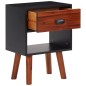 vidaXL Mesita de noche de madera de acacia maciza 40x30x57 cm vidaXL Mesita de noche de madera de acacia maciza 40x30x57 cm