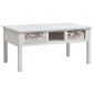 vidaXL Mesa de centro de madera blanco 99,5x60x48 cm