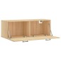 vidaXL Armario de pared madera ingeniería roble Sonoma 100x36,5x35 cm vidaXL Armario de pared madera ingeniería roble Sonoma 100x36,5x35 cm