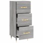 vidaXL Aparador madera de ingeniería gris Sonoma 34,5x34x90 cm vidaXL Aparador madera de ingeniería gris Sonoma 34,5x34x90 cm