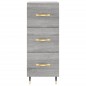 vidaXL Aparador madera de ingeniería gris Sonoma 34,5x34x90 cm vidaXL Aparador madera de ingeniería gris Sonoma 34,5x34x90 cm