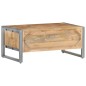 vidaXL Mesa de centro de madera de mango rugosa 95x50x40 cm vidaXL Mesa de centro de madera de mango rugosa 95x50x40 cm