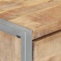 vidaXL Mesa de centro de madera de mango rugosa 95x50x40 cm vidaXL Mesa de centro de madera de mango rugosa 95x50x40 cm