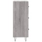 vidaXL Aparador madera de ingeniería gris Sonoma 34,5x34x90 cm vidaXL Aparador madera de ingeniería gris Sonoma 34,5x34x90 cm