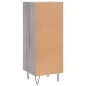 vidaXL Aparador madera de ingeniería gris Sonoma 34,5x34x90 cm vidaXL Aparador madera de ingeniería gris Sonoma 34,5x34x90 cm