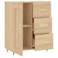 vidaXL Aparador de madera de ingeniería roble Sonoma 69,5x34x90 cm vidaXL Aparador de madera de ingeniería roble Sonoma 69,5x34x90 cm