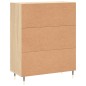 vidaXL Aparador de madera de ingeniería roble Sonoma 69,5x34x90 cm vidaXL Aparador de madera de ingeniería roble Sonoma 69,5x34x90 cm