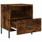 vidaXL Mesita noche 2 uds madera ingeniería roble ahumado 40x35x47,5cm vidaXL Mesita noche 2 uds madera ingeniería roble ahumado 40x35x47,5cm