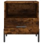 vidaXL Mesita noche 2 uds madera ingeniería roble ahumado 40x35x47,5cm vidaXL Mesita noche 2 uds madera ingeniería roble ahumado 40x35x47,5cm