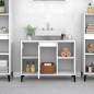 vidaXL Armario para lavabo madera contrachapada blanco 80x33x60 cm vidaXL Armario para lavabo madera contrachapada blanco 80x33x60 cm