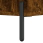 vidaXL Mesita noche 2 uds madera ingeniería roble ahumado 40x35x47,5cm vidaXL Mesita noche 2 uds madera ingeniería roble ahumado 40x35x47,5cm