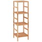vidaXL Estantería de baño madera maciza de nogal 35,5x35,5x112,5 cm vidaXL Estantería de baño madera maciza de nogal 35,5x35,5x112,5 cm