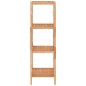 vidaXL Estantería de baño madera maciza de nogal 35,5x35,5x112,5 cm vidaXL Estantería de baño madera maciza de nogal 35,5x35,5x112,5 cm