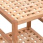 vidaXL Estantería de baño madera maciza de nogal 35,5x35,5x112,5 cm vidaXL Estantería de baño madera maciza de nogal 35,5x35,5x112,5 cm