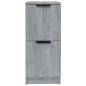vidaXL Aparadores 2 uds madera contrachapada gris Sonoma 30x30x70 cm vidaXL Aparadores 2 uds madera contrachapada gris Sonoma 30x30x70 cm