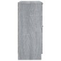 vidaXL Aparadores 2 uds madera contrachapada gris Sonoma 30x30x70 cm vidaXL Aparadores 2 uds madera contrachapada gris Sonoma 30x30x70 cm