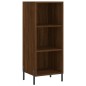 vidaXL Aparador de madera de ingeniería marrón roble 34,5x32,5x90 cm vidaXL Aparador de madera de ingeniería marrón roble 34,5x32,5x90 cm