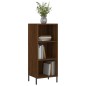 vidaXL Aparador de madera de ingeniería marrón roble 34,5x32,5x90 cm vidaXL Aparador de madera de ingeniería marrón roble 34,5x32,5x90 cm