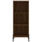 vidaXL Aparador de madera de ingeniería marrón roble 34,5x32,5x90 cm vidaXL Aparador de madera de ingeniería marrón roble 34,5x32,5x90 cm