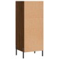 vidaXL Aparador de madera de ingeniería marrón roble 34,5x32,5x90 cm vidaXL Aparador de madera de ingeniería marrón roble 34,5x32,5x90 cm
