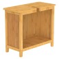 EISL Mueble de lavabo de bambú 67x28x60 cm EISL Mueble de lavabo de bambú 67x28x60 cm