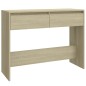 vidaXL Mesa consola madera de ingeniería roble Sonoma 100x35x76,5 cm vidaXL Mesa consola madera de ingeniería roble Sonoma 100x35x76,5 cm