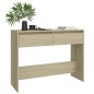 vidaXL Mesa consola madera de ingeniería roble Sonoma 100x35x76,5 cm vidaXL Mesa consola madera de ingeniería roble Sonoma 100x35x76,5 cm
