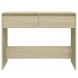vidaXL Mesa consola madera de ingeniería roble Sonoma 100x35x76,5 cm vidaXL Mesa consola madera de ingeniería roble Sonoma 100x35x76,5 cm