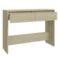 vidaXL Mesa consola madera de ingeniería roble Sonoma 100x35x76,5 cm vidaXL Mesa consola madera de ingeniería roble Sonoma 100x35x76,5 cm