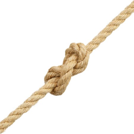 vidaXL Cuerda 100% sisal 14 mm 50 m