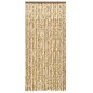 vidaXL Cortina mosquitera beige y marrón chenilla 90x220 cm vidaXL Cortina mosquitera beige y marrón chenilla 90x220 cm