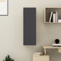 vidaXL Mueble para TV madera contrachapada gris 30,5x30x90 cm vidaXL Mueble para TV madera contrachapada gris 30,5x30x90 cm
