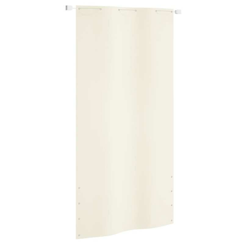 vidaXL Toldo pantalla para balcón tela oxford color crema 120x240 cm vidaXL Toldo pantalla para balcón tela oxford color crema 120x240 cm