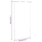 vidaXL Toldo pantalla para balcón tela oxford color crema 120x240 cm vidaXL Toldo pantalla para balcón tela oxford color crema 120x240 cm
