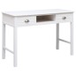 vidaXL Escritorio de madera blanco 110x45x76 cm vidaXL Escritorio de madera blanco 110x45x76 cm