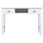 vidaXL Escritorio de madera blanco 110x45x76 cm vidaXL Escritorio de madera blanco 110x45x76 cm