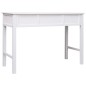 vidaXL Escritorio de madera blanco 110x45x76 cm vidaXL Escritorio de madera blanco 110x45x76 cm