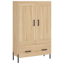 vidaXL Aparador alto madera de ingeniería roble Sonoma 69,5x31x115 cm