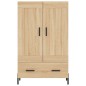 vidaXL Aparador alto madera de ingeniería roble Sonoma 69,5x31x115 cm vidaXL Aparador alto madera de ingeniería roble Sonoma 69,5x31x115 cm