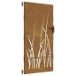 vidaXL Puerta de jardín acero corten diseño hierba 85x200 cm vidaXL Puerta de jardín acero corten diseño hierba 85x200 cm